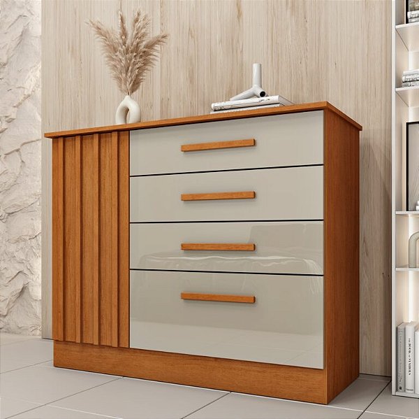 Cômoda Guarani Ripada 4G c/ sapateira