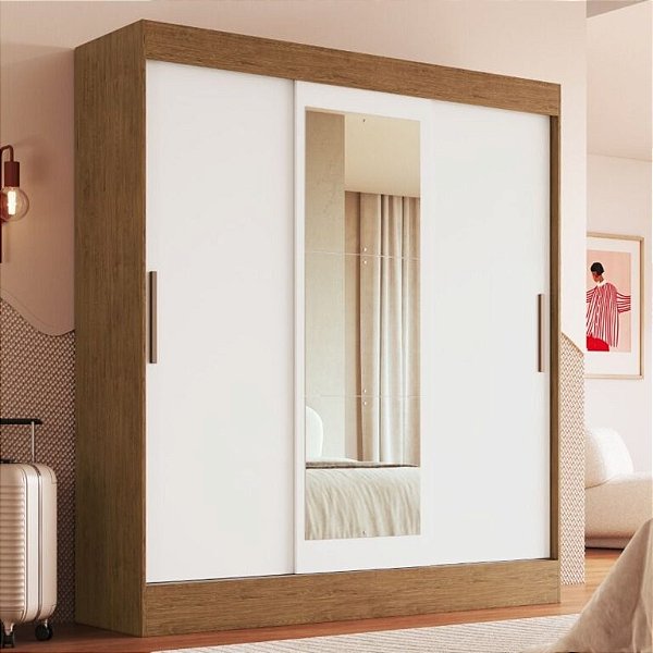 Roupeiro Guarda-Roupa 3P Londres 1,80m