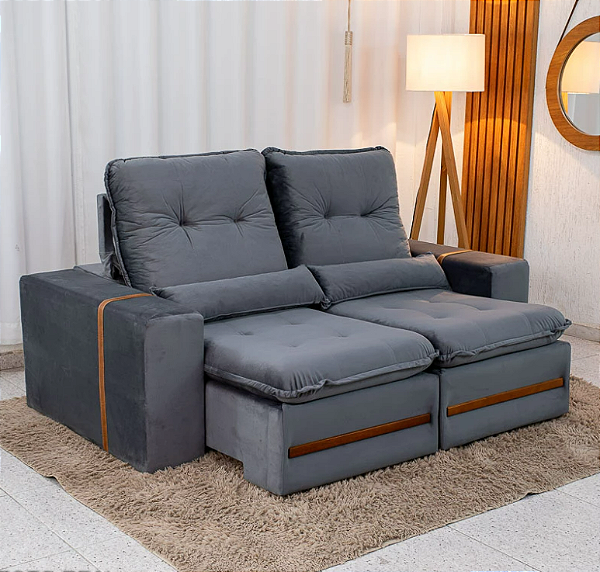 Sofá Retrátil Reclinável Montreal 1.90m