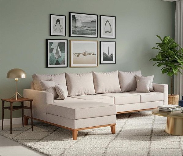 Sofá Living Judá c/ Chaise 2,60m
