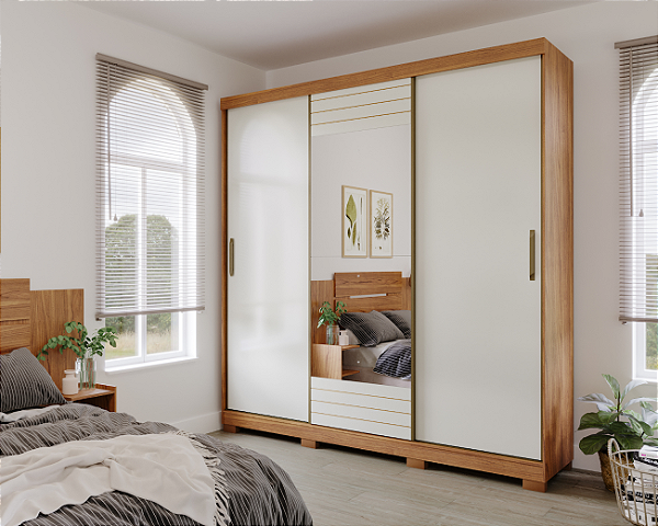 Roupeiro Guarda-Roupa Buzios 2m