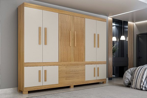 Roupeiro Guarda-Roupa Bem Ti Vi 1,85m - 100% MDF