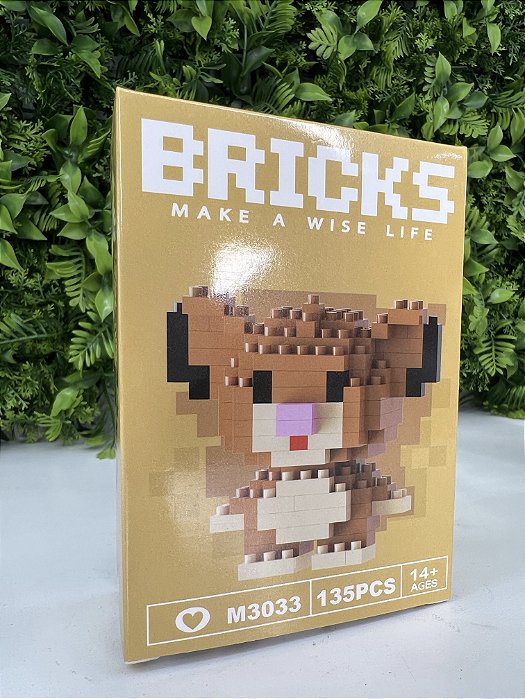 Mini lego Simba rei leão