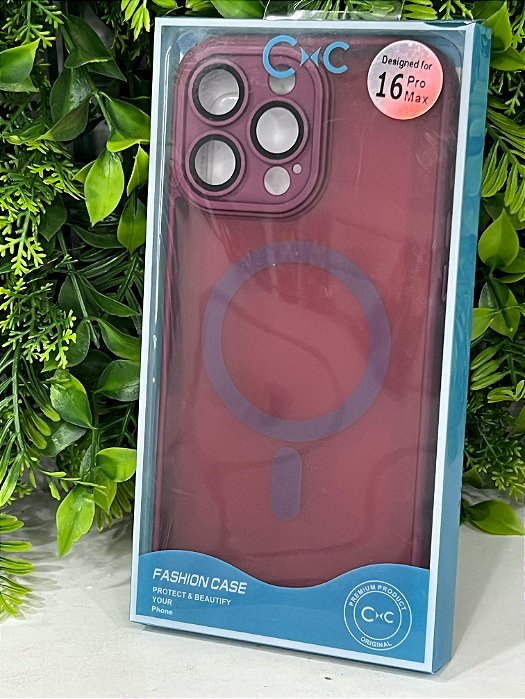 Capa Magnética com Proteção de Câmera – iPhone 16 Pro Max