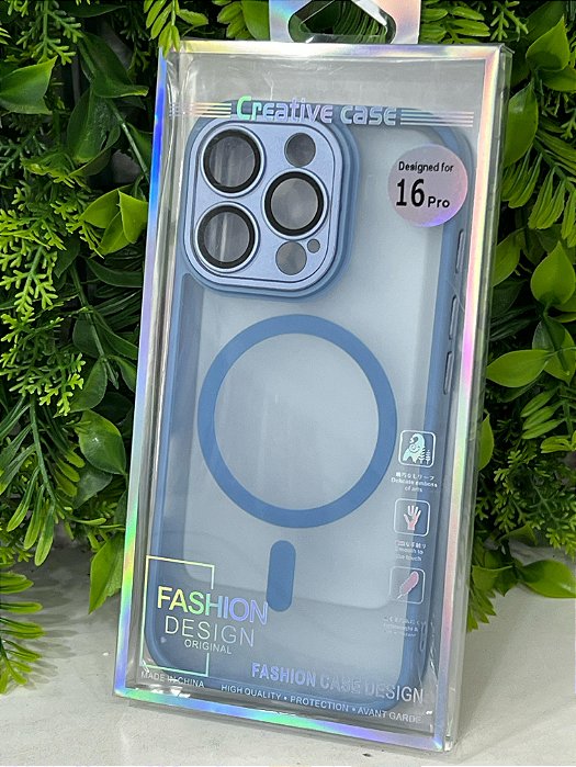 Capa Magnética com Proteção de Câmera – iPhone 16 Pro