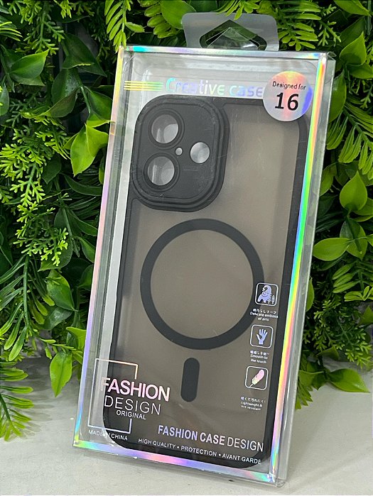 Capa Magnética com Proteção de Câmera – iPhone 16