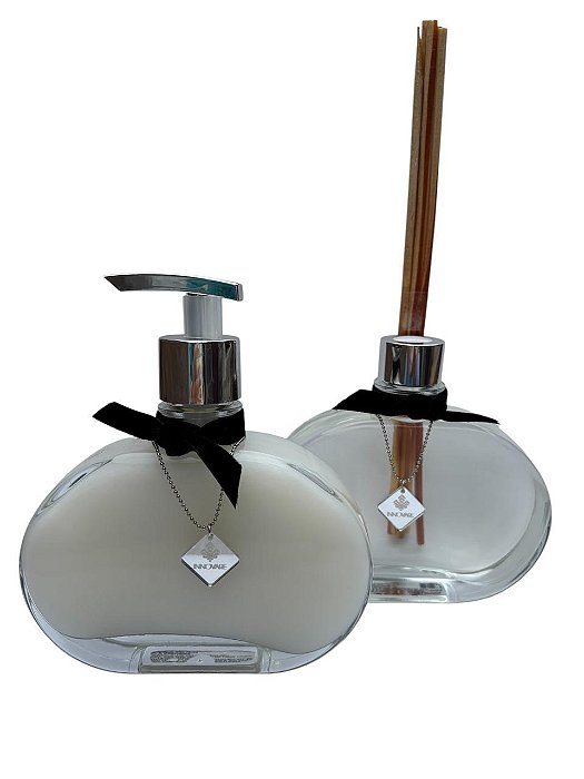 Kit Zurique 300ml Prata Bamboo