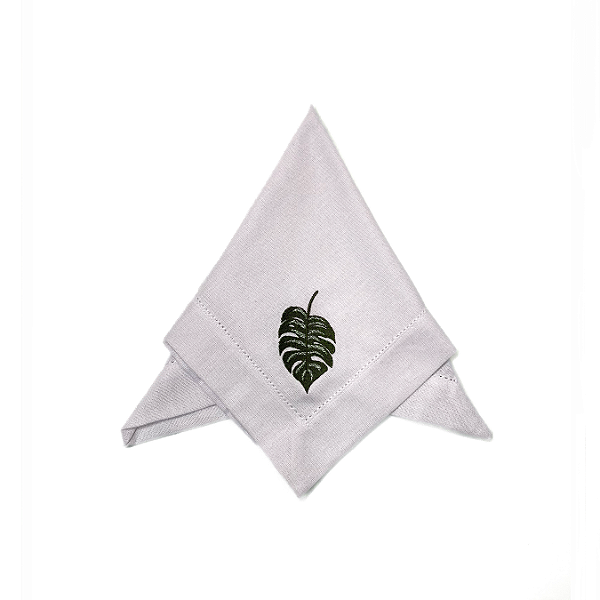 Guardanapo Linho Misto Ajour Bordado