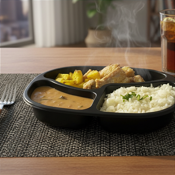 Filé de tilápia com batata rústica