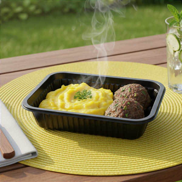 Bolinho de carne com mandioquinha