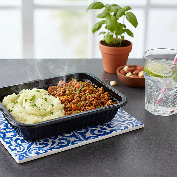 Carne moída com batata doce