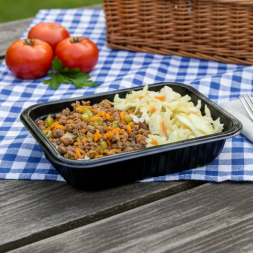 Carne Moída com Legumes