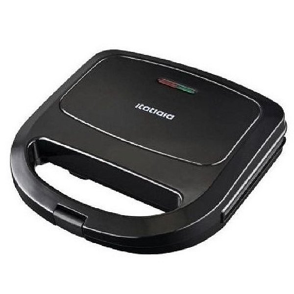Grill e Sanduicheira Itatiaia SDESS1003 750W 127V Preta