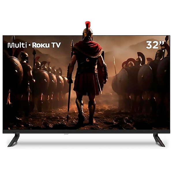 Smart TV 32" Multi Roku HD TL052M com 3 HDMI, 2 USB, Alexa e Google