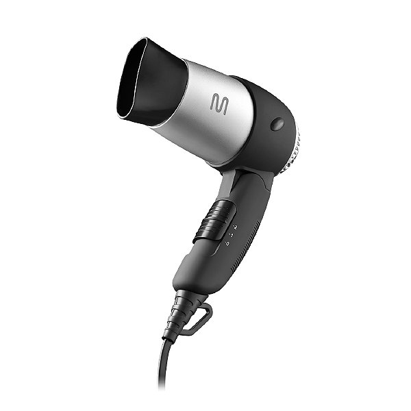 Secador de Cabelo Multilaser EB072 Preto/Prata 127V