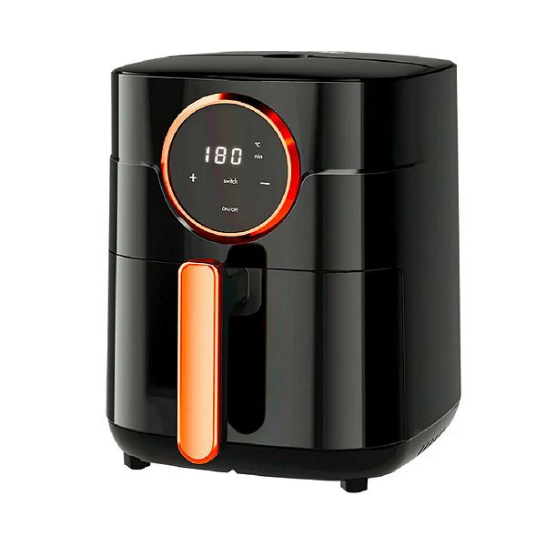 Fritadeira Elétrica Gaabor Air Frier 4L 1400W Digital Touch Tecnologia Cyclone 360 127V