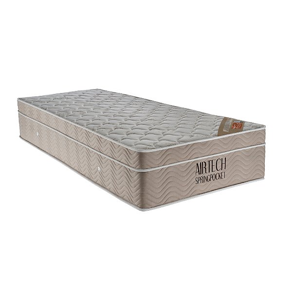 Colchão Solteiro Airtech Spring Pocket Ortobom 88x188x25