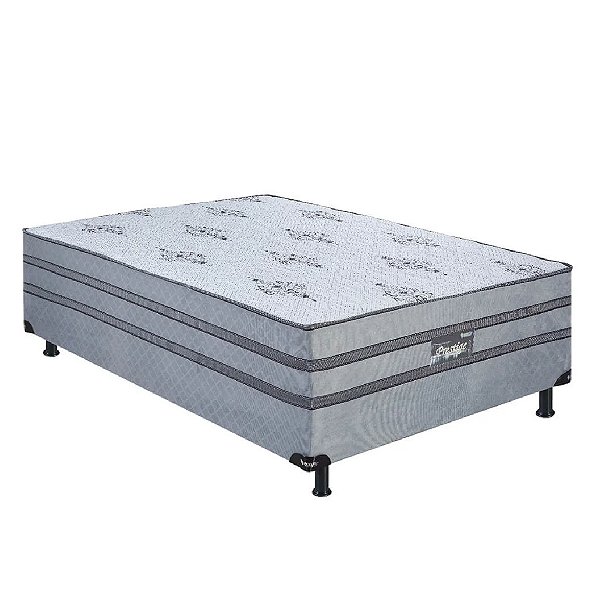 Cama Box Casal Ecotec Conjugado D28 Prestige 138x188x47
