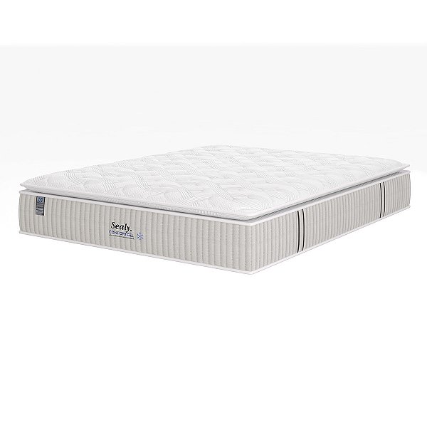 Colchão Sealy Comfort Gel Queen 1,58m x 1,98m x 0,32m
