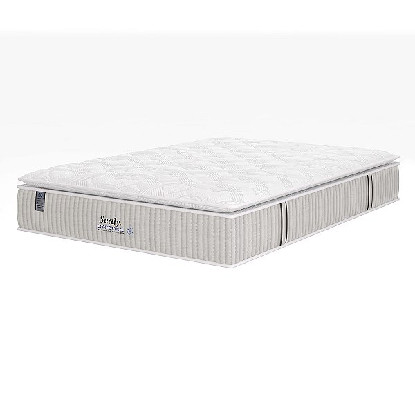 Colchão Sealy Comfort Gel Casal 1,38m x 1,88m x 0,32m