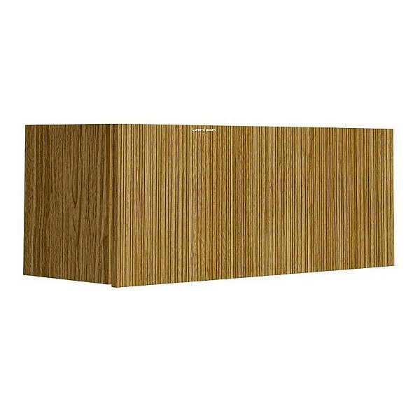 Aéreo Geladeira Kits Parana Art 1 Porta Basculante 80cm Freijó Friscatto