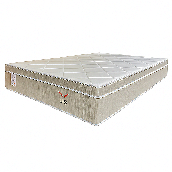 Colchão Plumatex Lis Queen Pocket 1,58m x 1,98m x 0,26m Molas ensacadas
