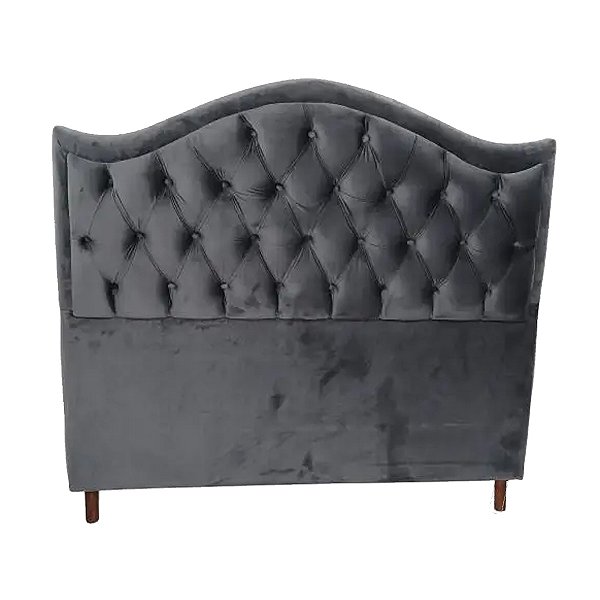 Cabeceira MDP Madri Queen 160cm Joly Cinza
