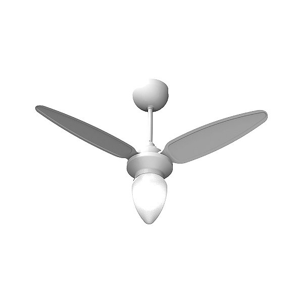 Ventilador de Teto Ventisol Wind Inverter com Controle Wind Branco