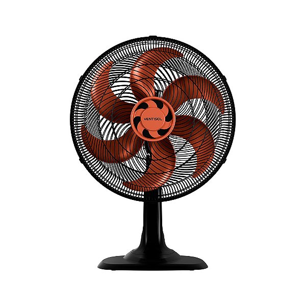 Ventilador de Mesa Ventisol Turbo 40cm 6 Pás Bronze 127v
