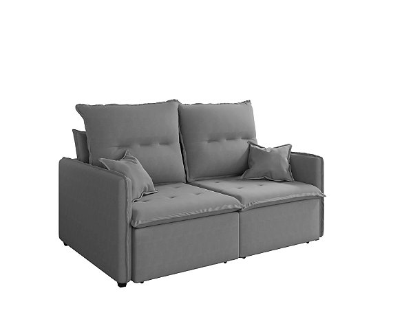 Sofá Cama Flash Londres 2m Cinza