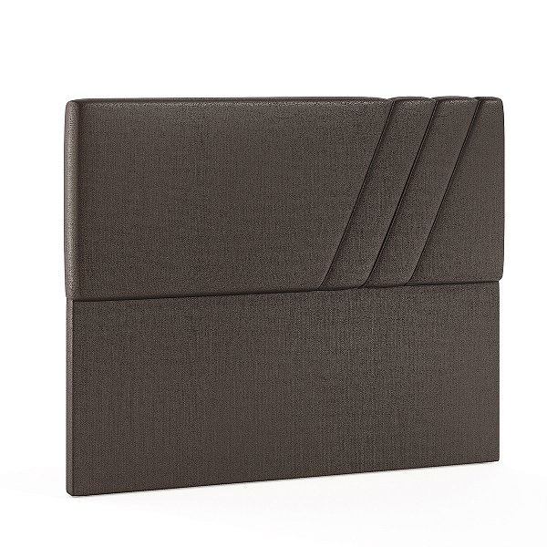 Cabeceira Bonan Mileto 1,40m sem Frame Corino Milão Marrom 904