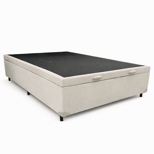 Base Box Baú Queen Dream Box 138x188x41cm Linhão Palha