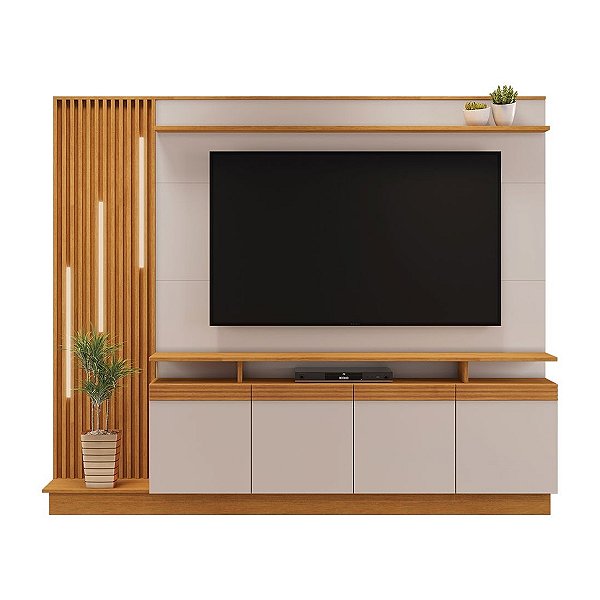 Home Theater JCM Absoluto 1,89m x 2,00m Cinamomo com Off White