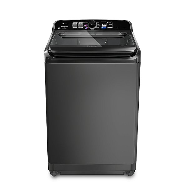 Máquina de Lavar Panasonic NA-F150B1TA 15KG Smartsense Cesto Inox Titânio