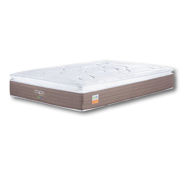 Colchão Ecotec Queen Capri Molas Ensacadas 1,58m x 1,98m x 0,36m