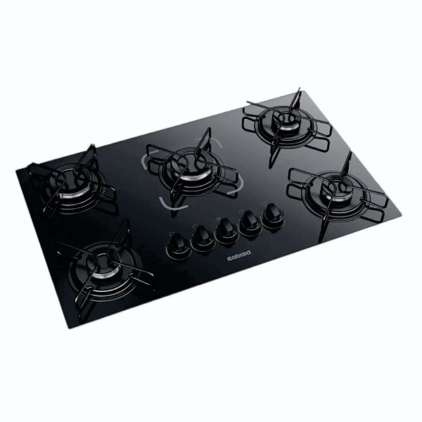 Cooktop fogão itatiaia essencial 5 bocas bivolt preto