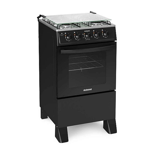 Fogão Itatiaia Star Clean 4 bocas Preto