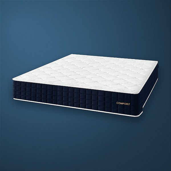 Colchão Polar Molejo Safira Comfort Molas Ensacadas Casal 1,38m x 1,88m x 0,25m