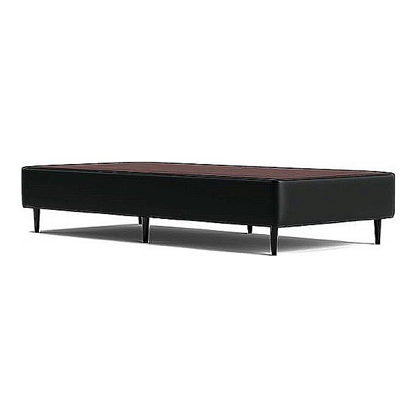 Base Ortobom Sommier Solteiro 0,88m x 1,88m x 0,30m Corino Preto
