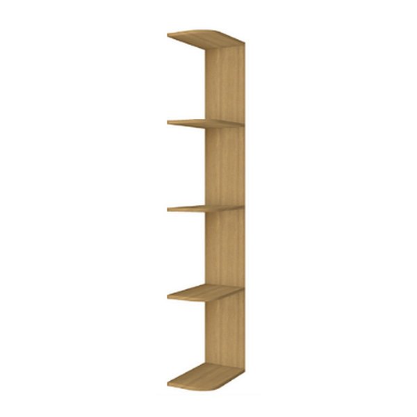 Prateleira Externa Peroba para Guarda-Roupa Smim/Luna MDF Amêndoa
