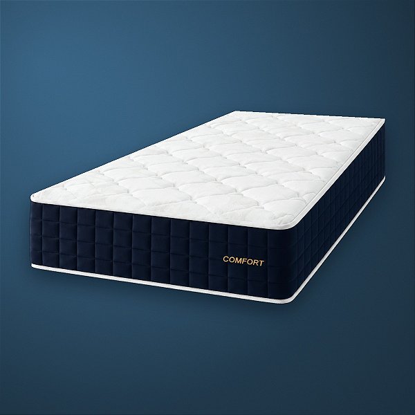 Colchão Polar Molejo Safira Comfort Molas Ensacadas Solteiro 0,88m x 1,88m x 0,25m
