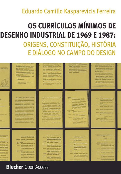 Os currículos mínimos de desenho industrial de 1969 e 1987