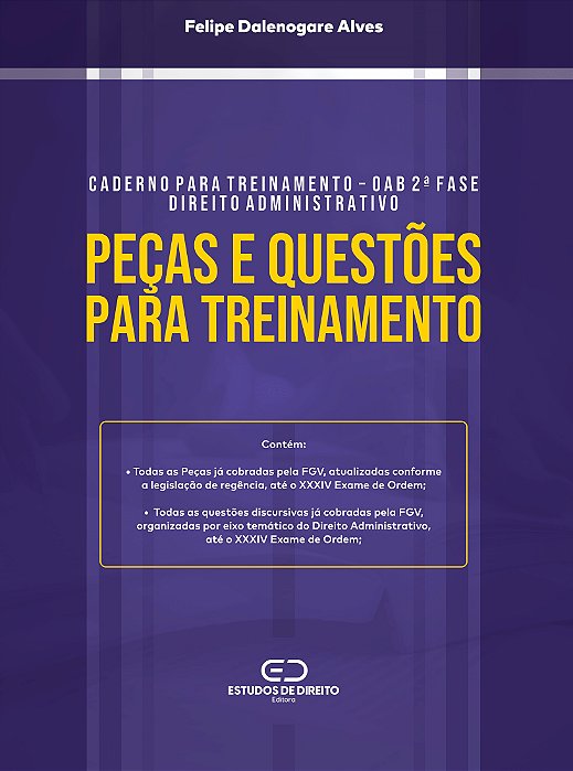 Caderno para Treinamento - OAB 2ª Fase - Direito Administrativo