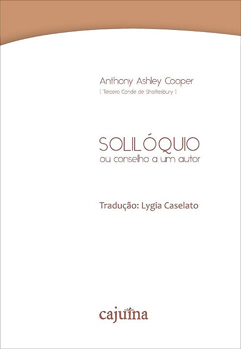 Solilóquio ou conselho a um autor