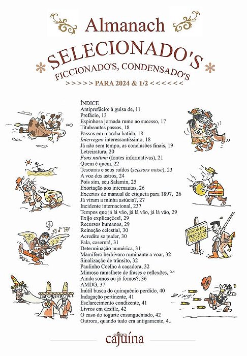 Almanach: selecionado's, ficcionado's, condensado's para 2024 e 3/4.