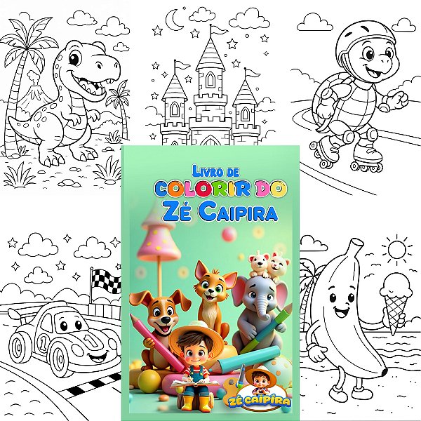 Livro de Colorir do Zé Caipira