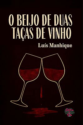 O beijo de duas taças de vinho