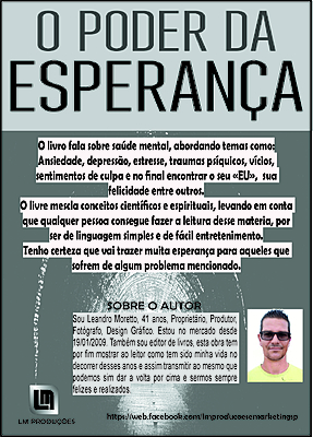 O PODER DA ESPERANÇA BASEADO EM FATOS REAIS