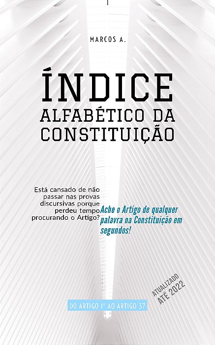Índice Alfabético da Constituição Federal