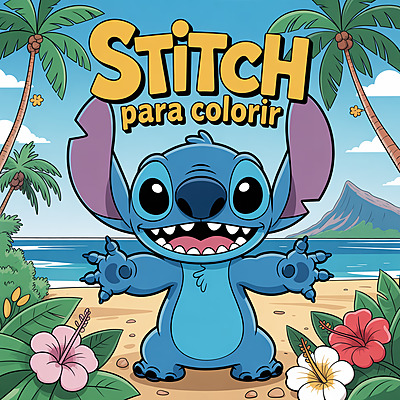 STITCH PARA COLORIR